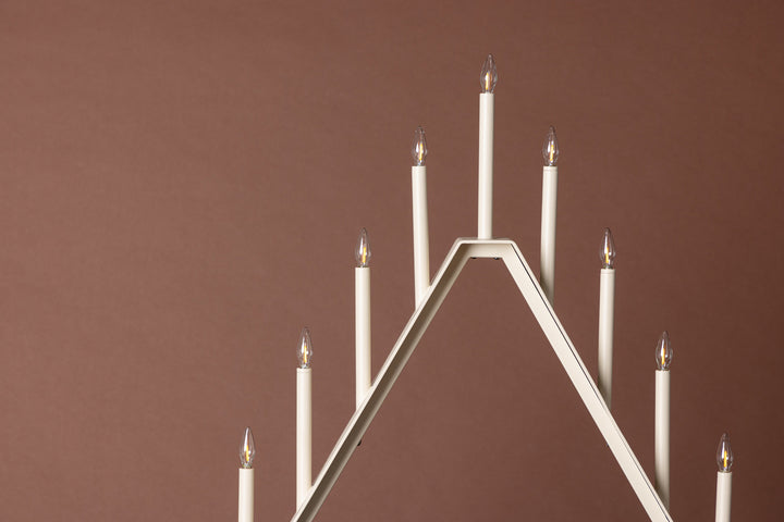 Åre Adventsljusstake Beige