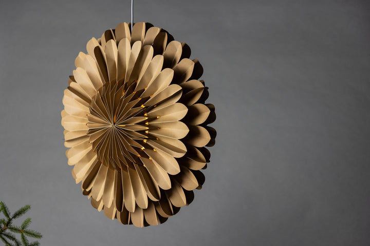 Järvsön Adventsstjärna Brun