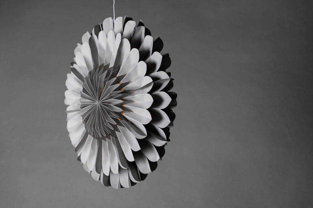 Järvsön Adventsstjärna Mörkgrå