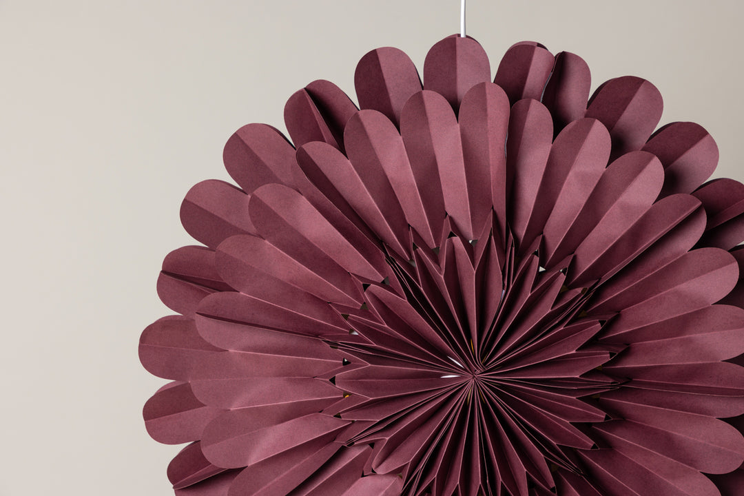 Järvsön Adventsstjärna Mörkröd