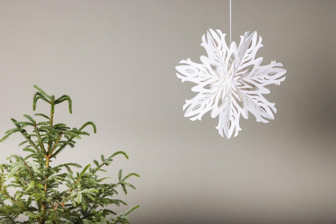 Hundfjället Adventsstjärna Vit