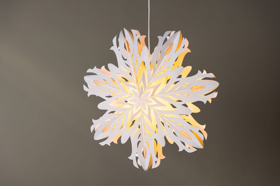 Hundfjället Adventsstjärna Vit