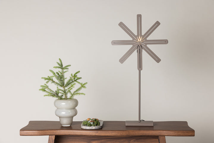 Säfsen Adventsstjärna Mocka 40x80