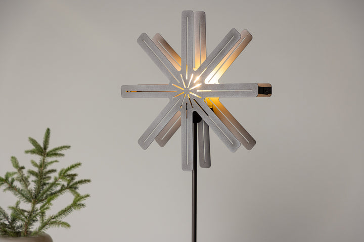 Säfsen Adventsstjärna Mocka 40x80