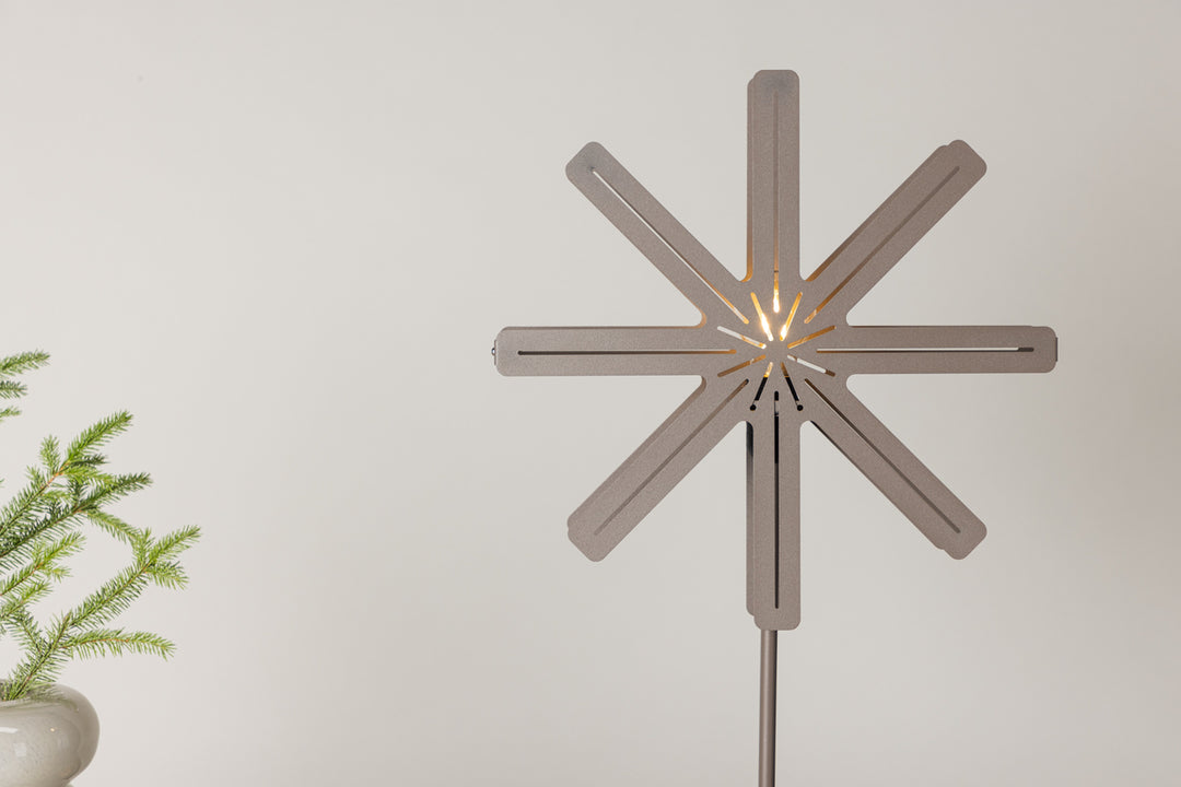 Säfsen Adventssjärna Mocka 40x67