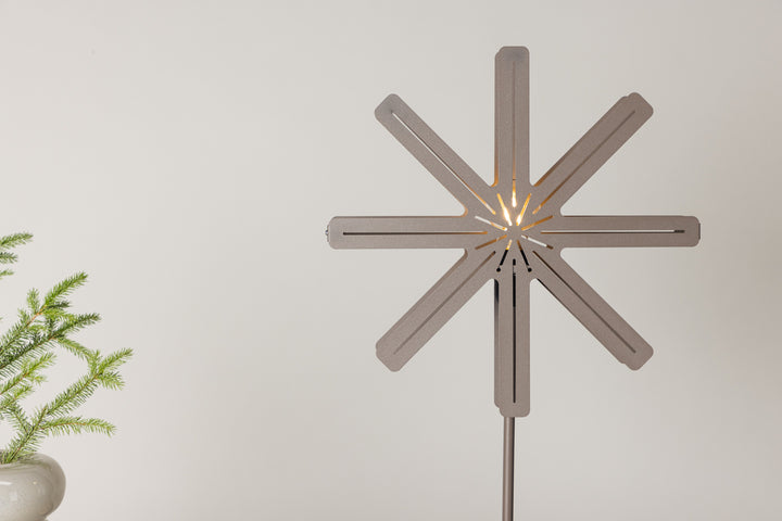 Säfsen Adventssjärna Mocka 40x67