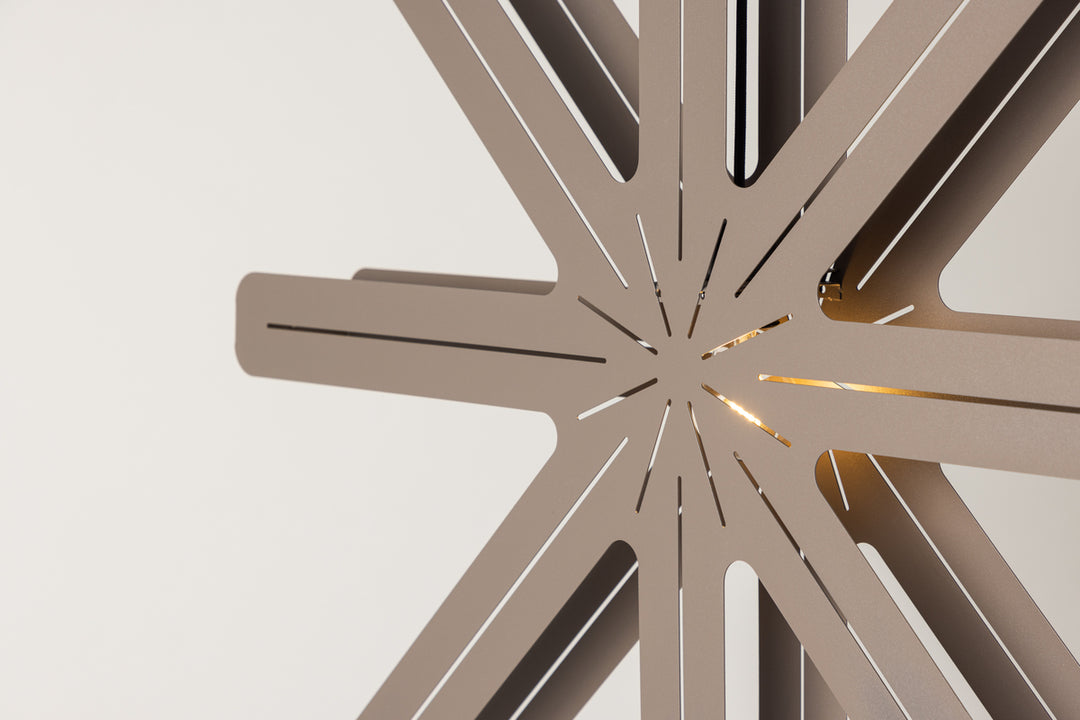 Säfsen Adventsstjärna Mocka 80 cm