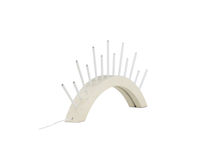 Björnrike Adventsljusstake Beige