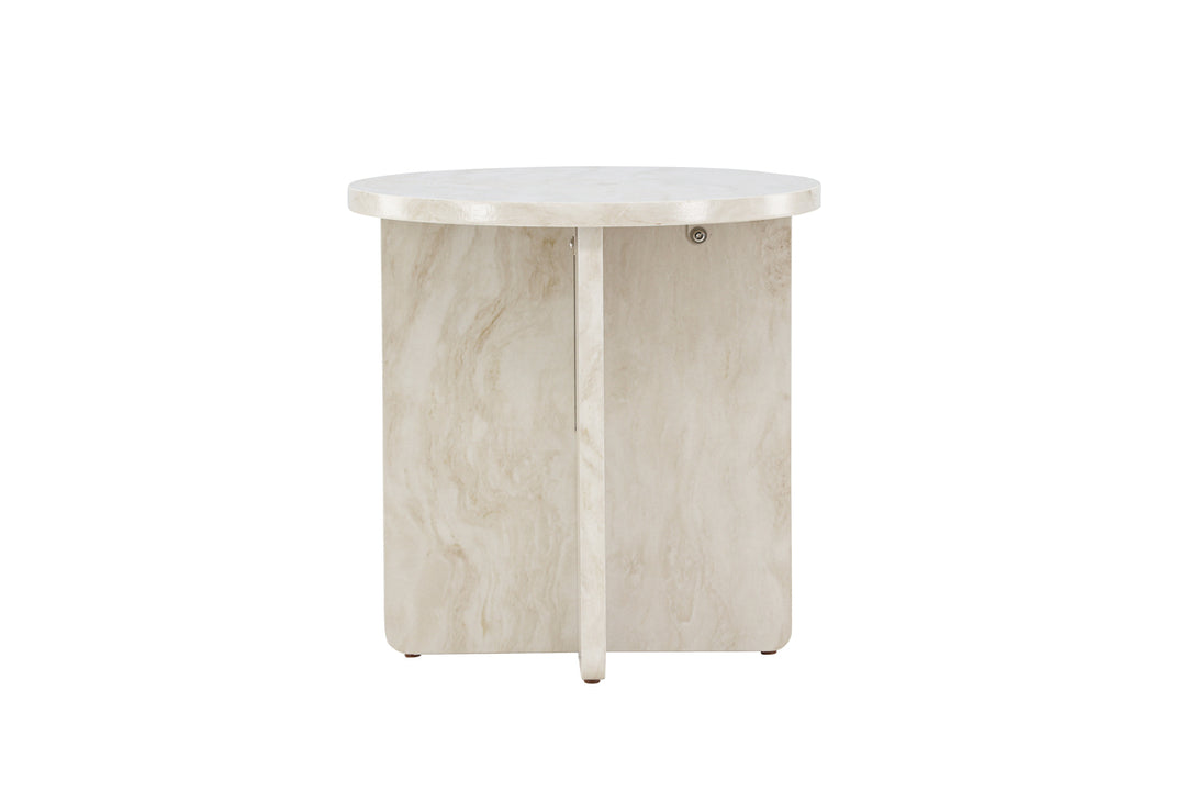 Ålesund Sidobord Beige 50x50