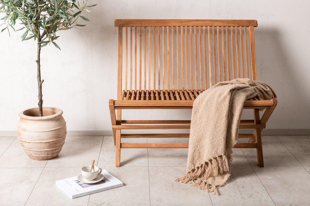 Ghana Bänksoffa 62 x 89 x 100 Natur