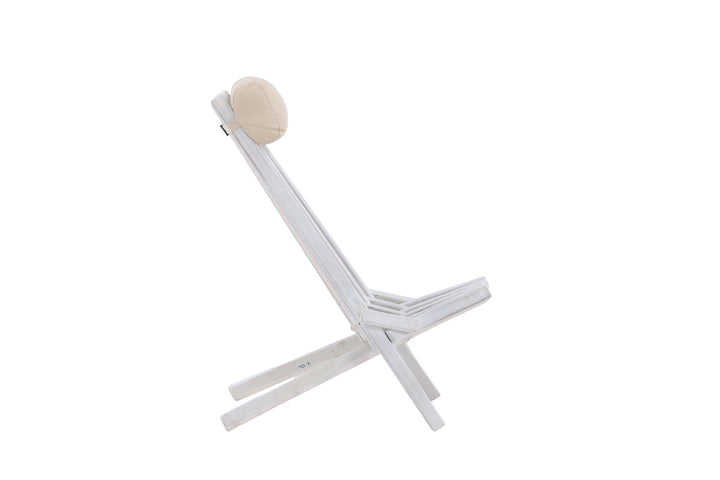 Asta Loungefåtölj Vitputsad