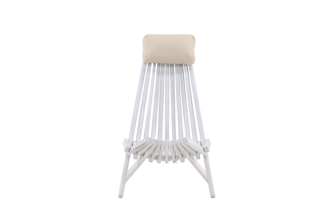 Asta Loungefåtölj Vitputsad