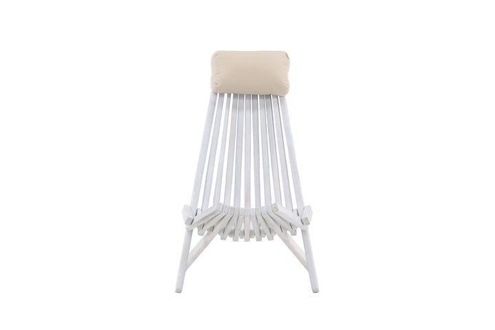 Asta Loungefåtölj Vitputsad