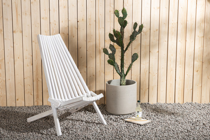 Asta Loungefåtölj Vitputsad