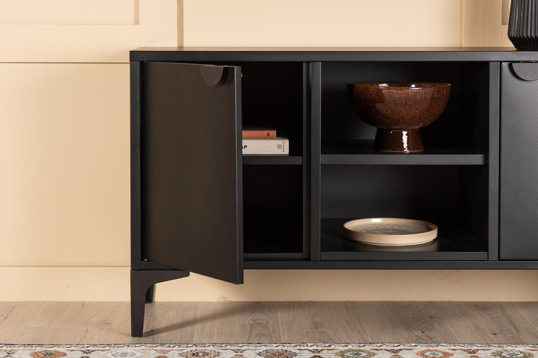 Piring TV-bänk Svart