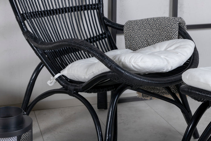 Ella Loungefåtölj Svart