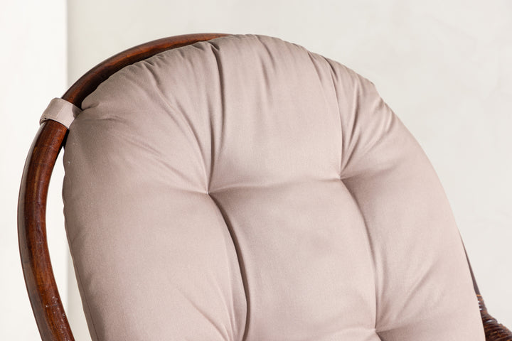 Swing Loungefåtölj Mörk valnöt