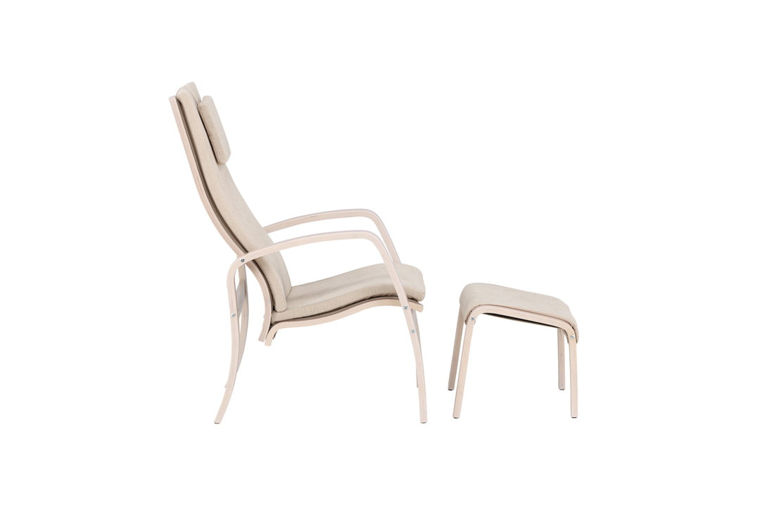 Grötö Loungefåtölj Ljusgrå