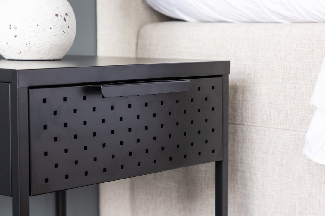 Sacramento Sängbord Svart