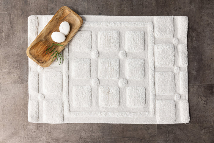 Putte Badrumsmatta 90 x 60 Vit
