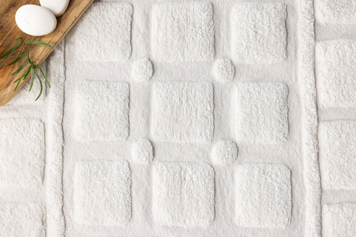 Putte Badrumsmatta 90 x 60 Vit