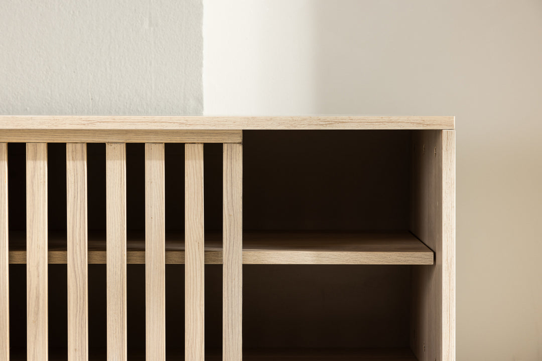 Lugo TV-bänk Vitputsad