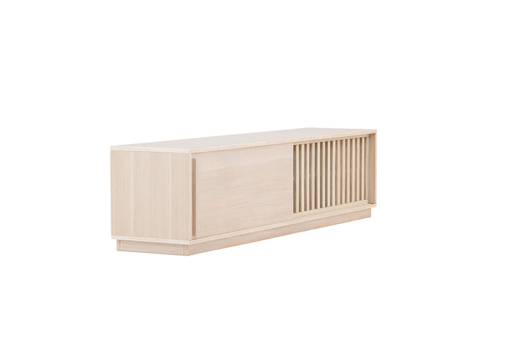 Lugo TV-bänk Vitputsad