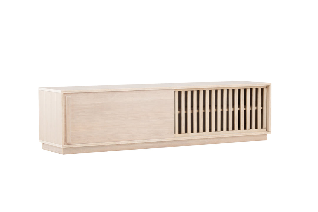 Lugo TV-bänk Vitputsad