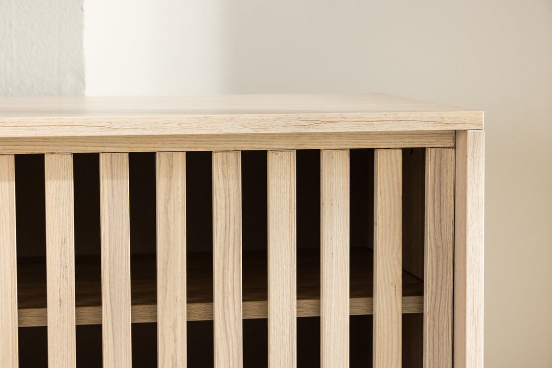 Lugo TV-bänk Vitputsad