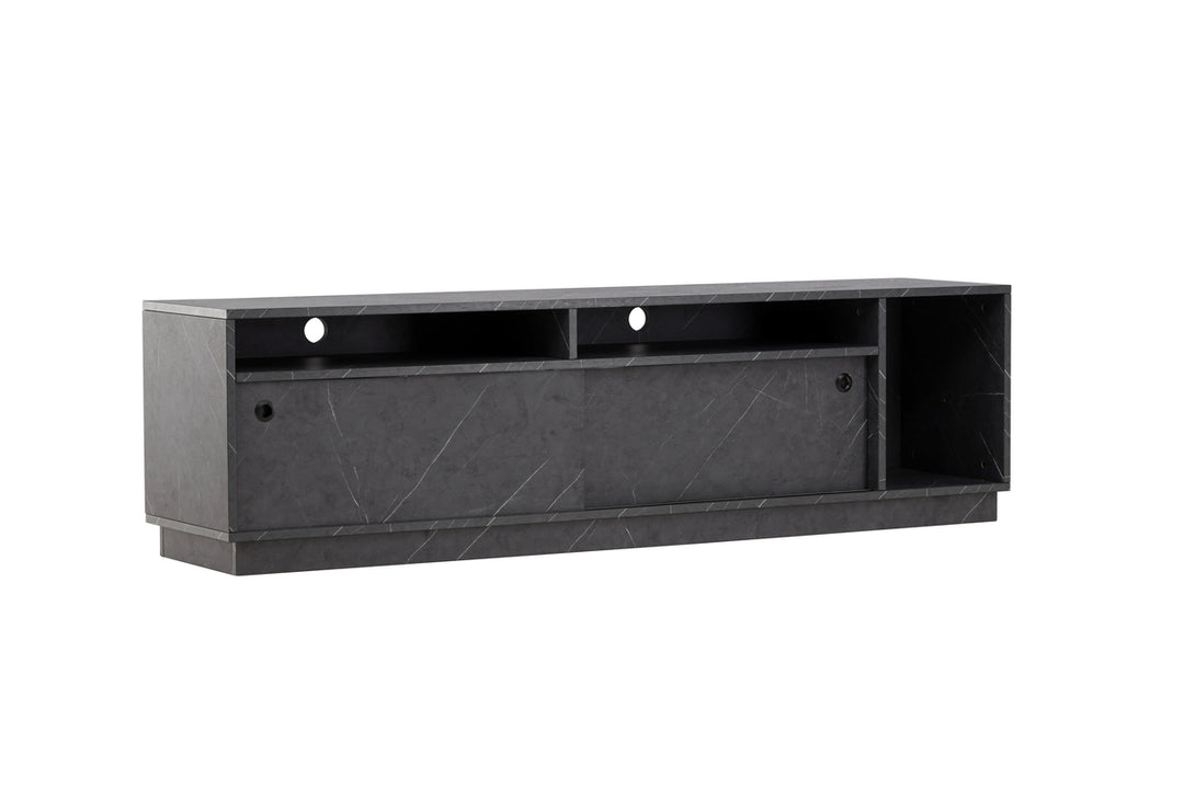 Girona TV-bänk Svart
