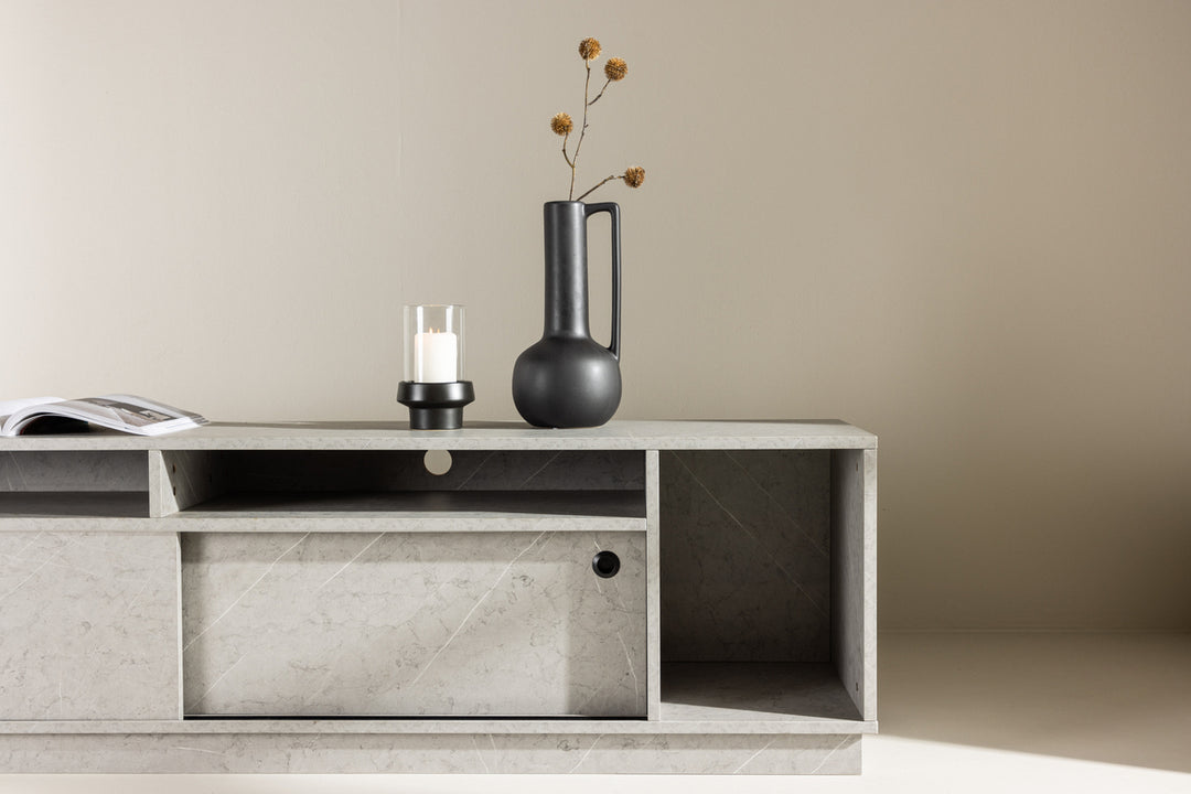 Girona TV-bänk Grå