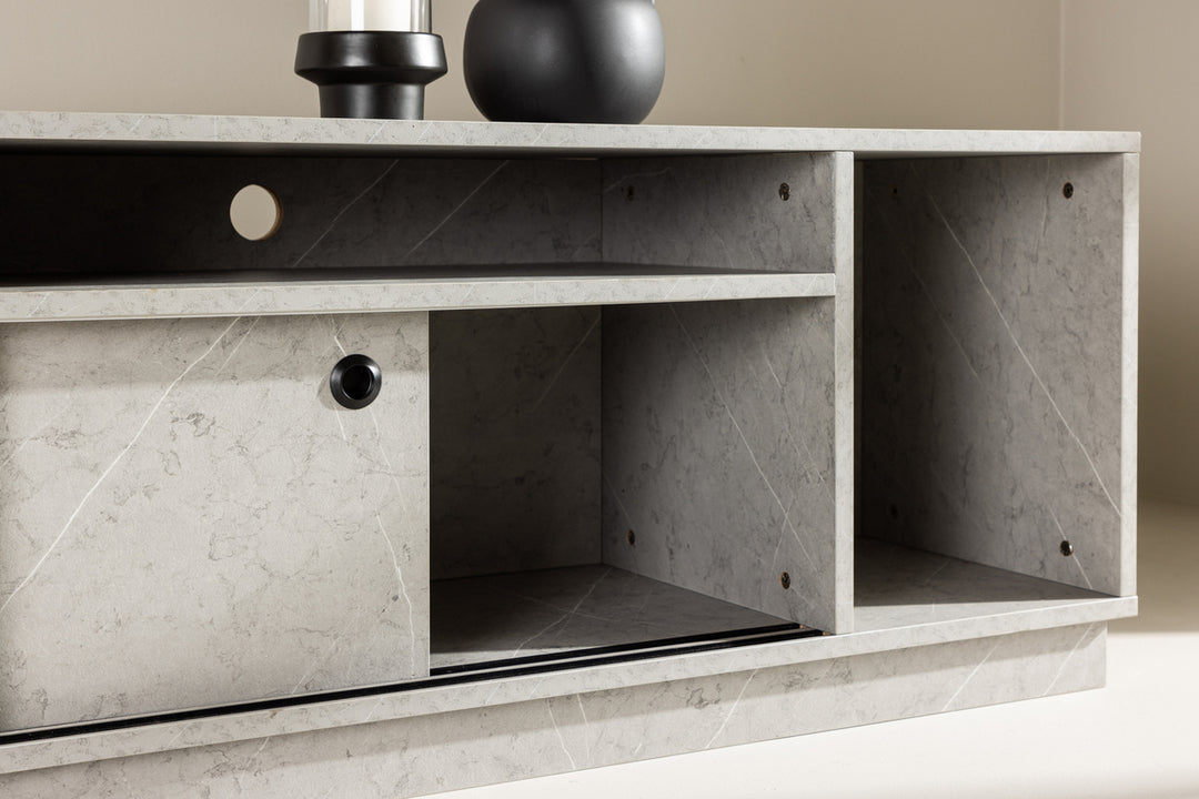 Girona TV-bänk Grå