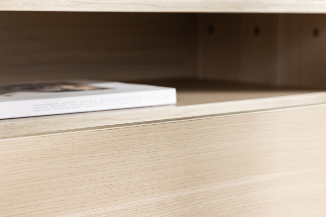 Navarra TV-bänkar Vitputsad