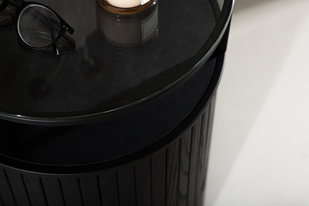 Bovall Sidobord Svart