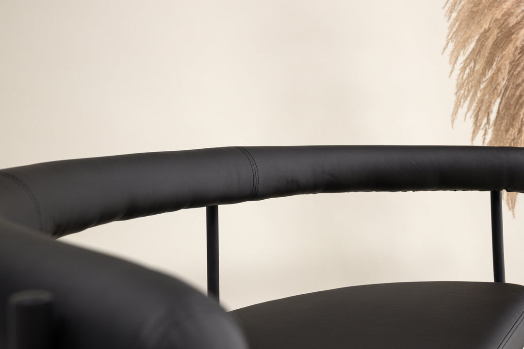 Stallhagen Kökssoffa 51 x 75 x 165 Svart