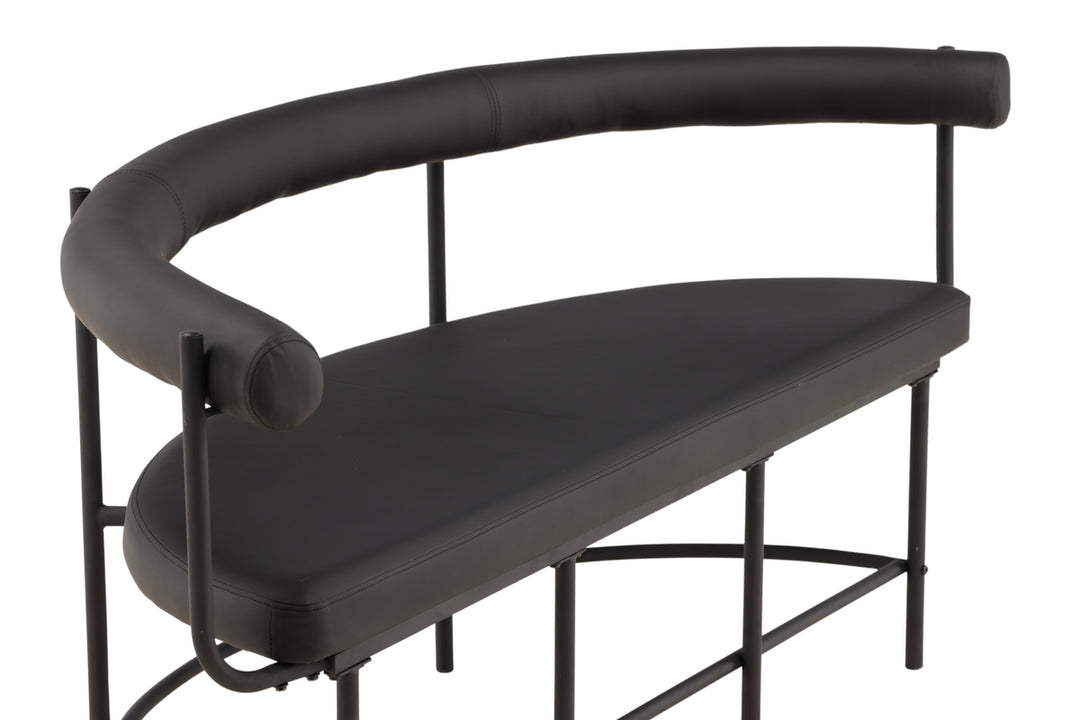 Stallhagen Kökssoffa 51 x 75 x 165 Svart