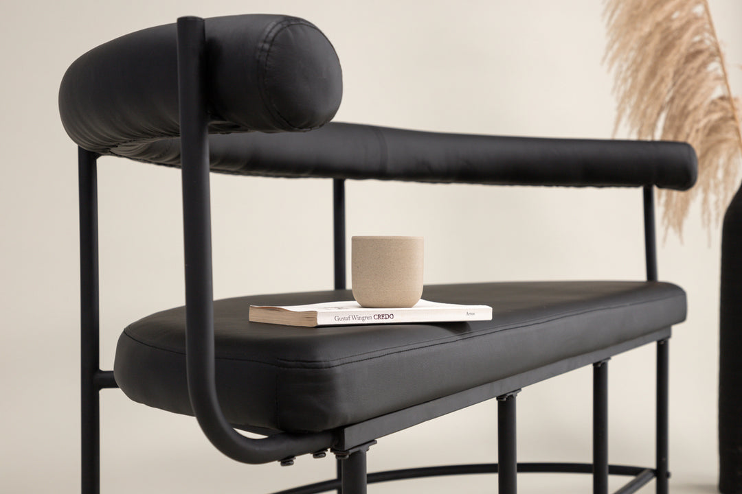 Stallhagen Kökssoffa 51 x 75 x 165 Svart