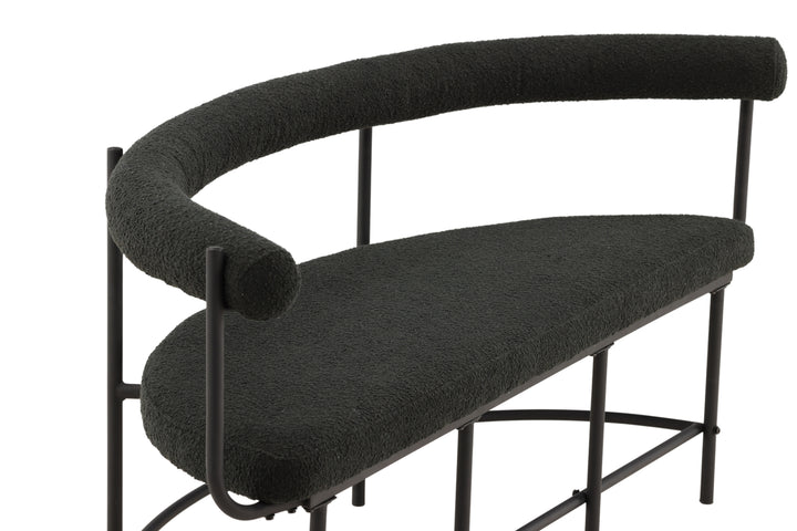 Stallhagen Kökssoffa 51 x 75 x 165 Svart