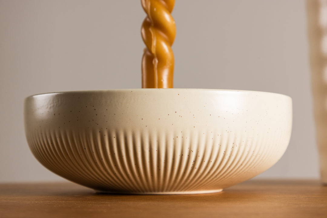 Posh Ljusstake Beige