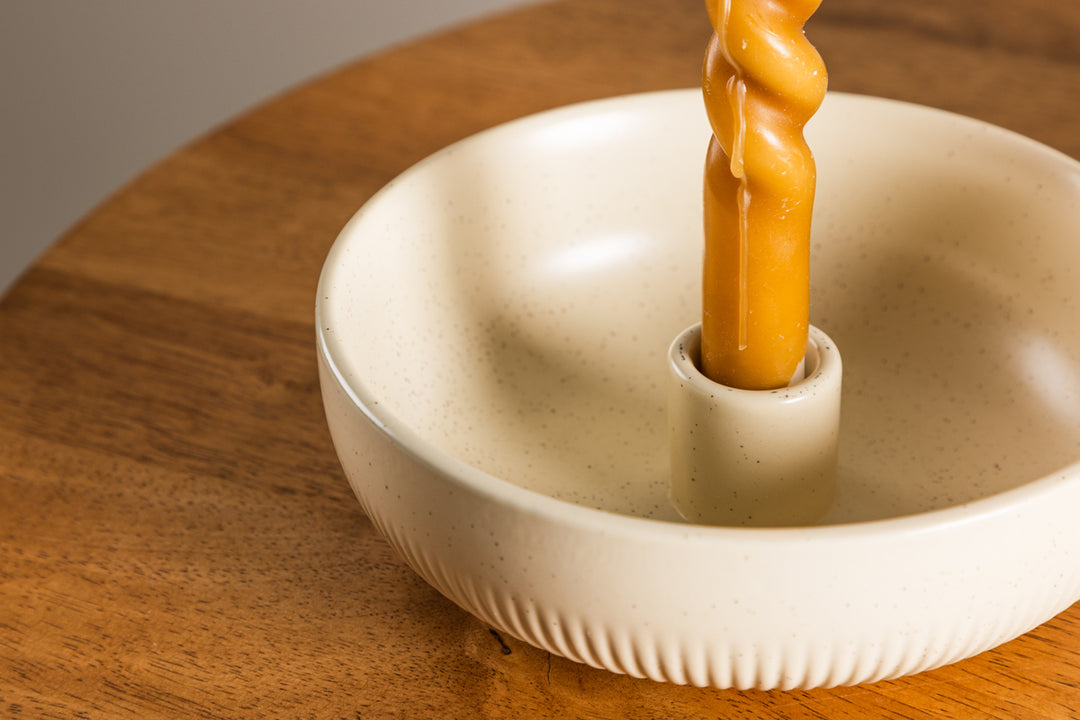 Posh Ljusstake Beige