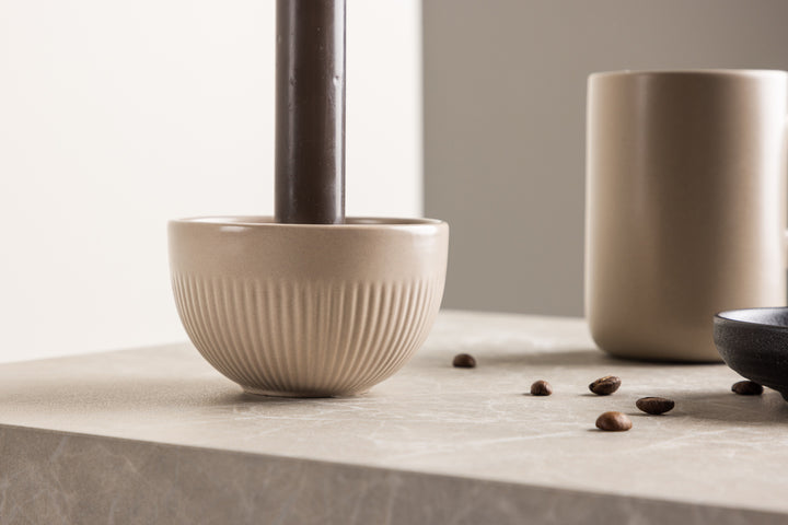 Posh Ljusstake Beige