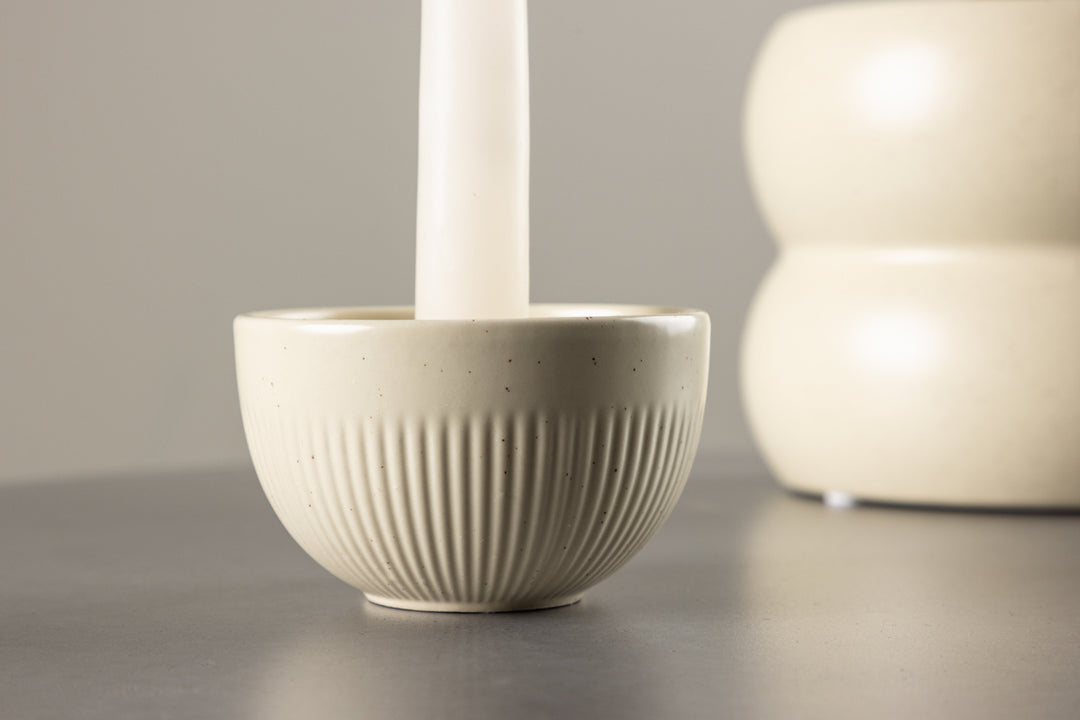 Posh Ljusstake Beige