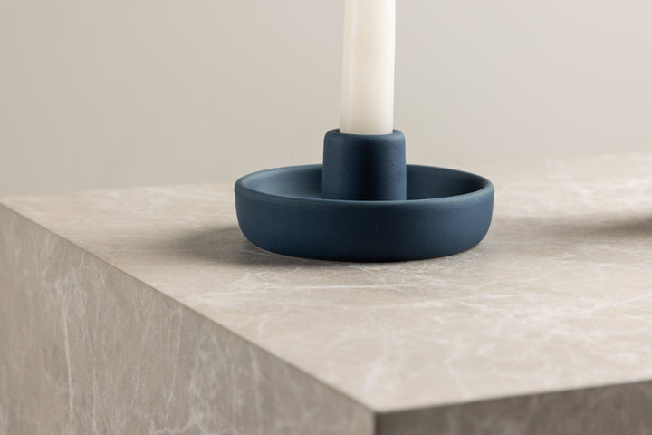 Otis Ljusstake Mörkblå