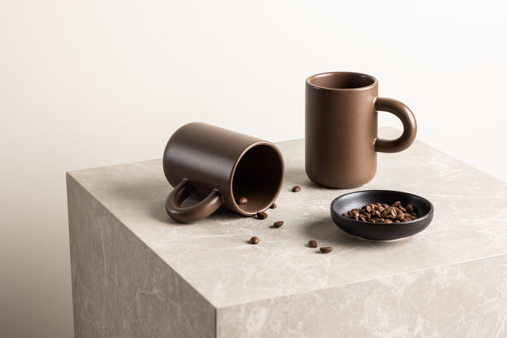 Active Kaffekoppar 2-pack Brun