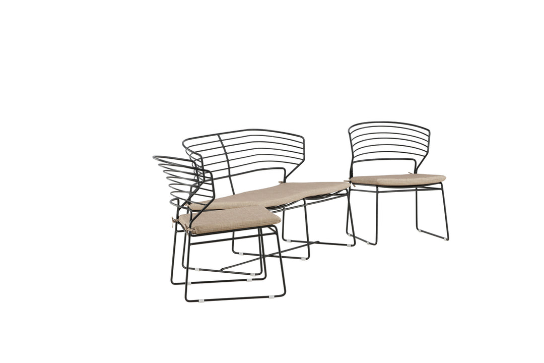 Milano Soffgrupp Svart