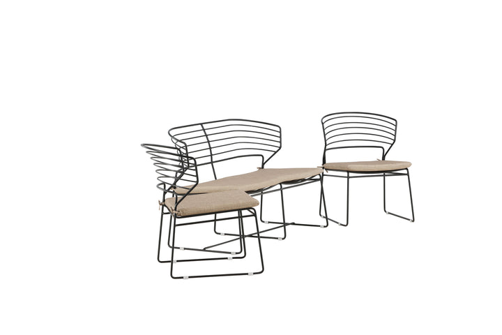 Milano Soffgrupp Svart