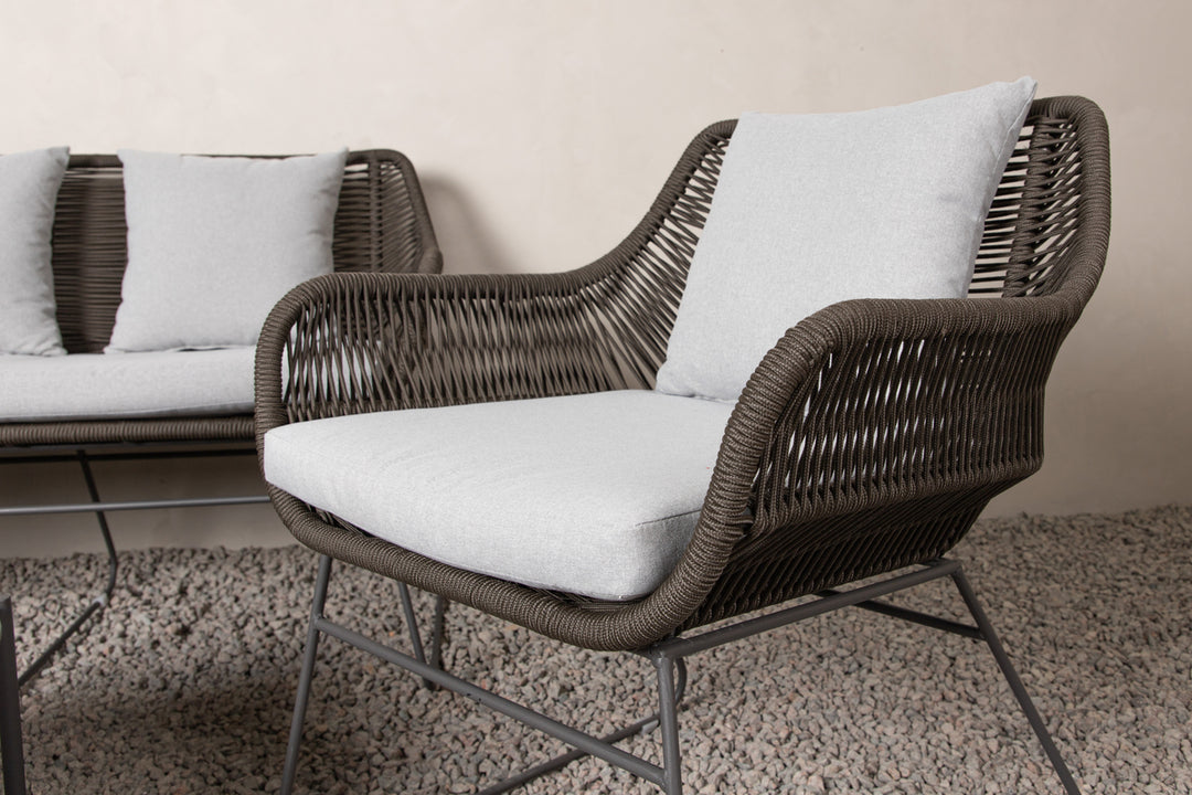 Davao Soffgrupp Mörkgrå/Brun