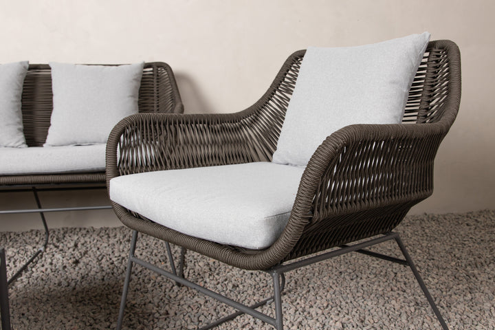 Davao Soffgrupp Mörkgrå/Brun