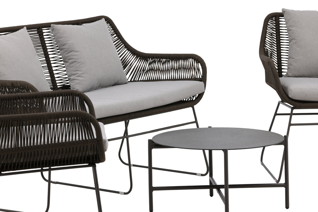 Davao Soffgrupp Mörkgrå/Brun