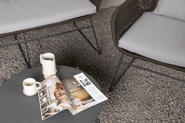 Davao Soffgrupp Mörkgrå/Brun